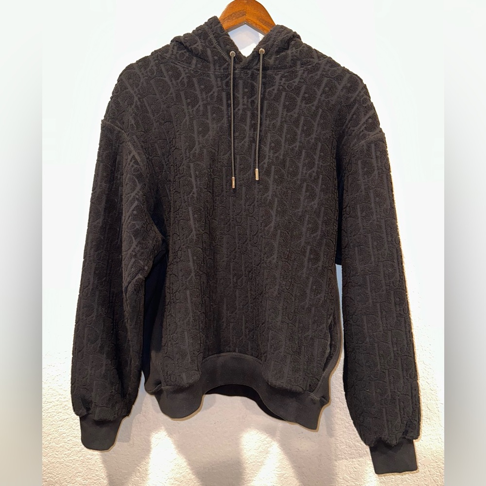 Dior Oblique Relaxed-Fit Hooded Sweatshirt